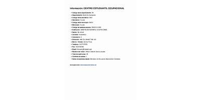CENT ESTUDIANTIL OCUPACIONAL
