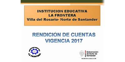 INST EDUCATIVA LA FRONTERA