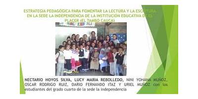 INSTITUCION EDUCATIVA EL PLACER