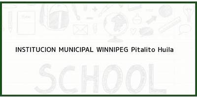 INSTITUCION EDUCATIVA MUNICIPAL WINNIPEG