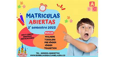 JARDIN INFANTIL BURBUJAS DE COLORES