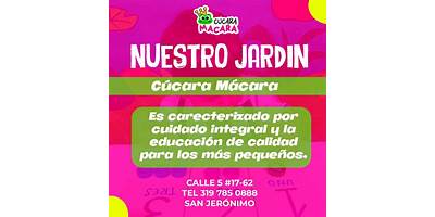 JARDÍN INFANTIL CÚCARA MÁCARA