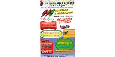 PREESCOLAR CRAYOLAS Y GARABATOS